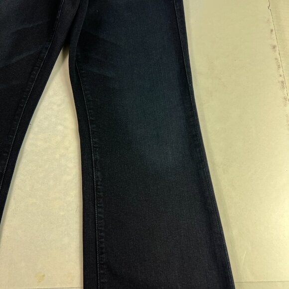 Adriano Goldschmid Jean Womens 30x33* Angel Boot Cut Low Rise Blue Denim Tag 29R - Picture 3 of 16